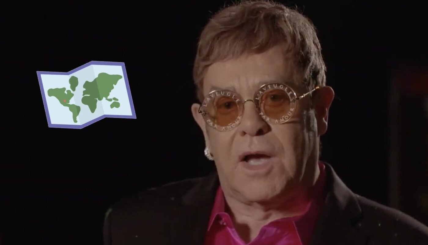 Elton John est reconnu dans le monde entier