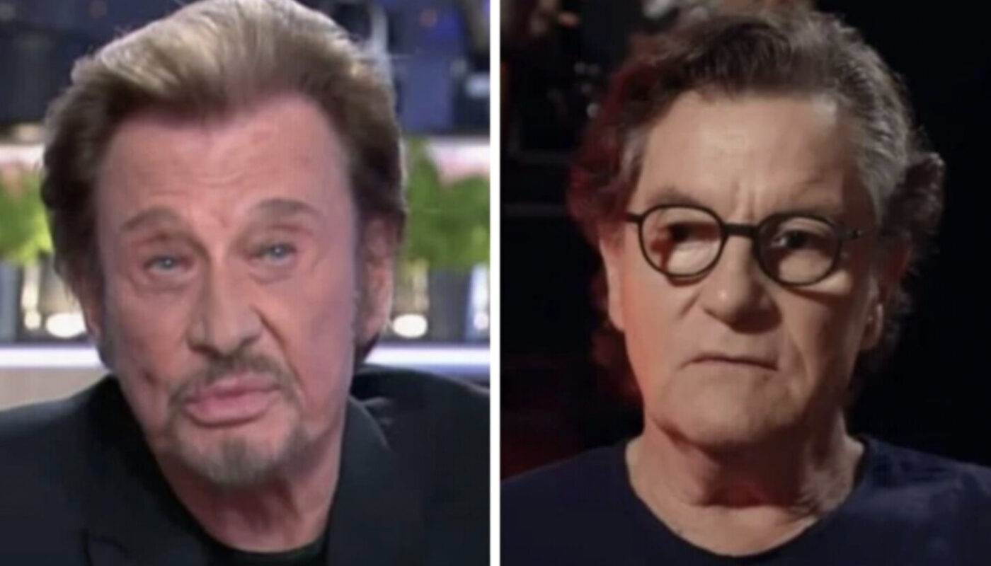 Johnny Hallyday et Francis Cabrel