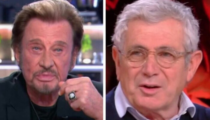 Johnny Hallyday et Michel Boujenah