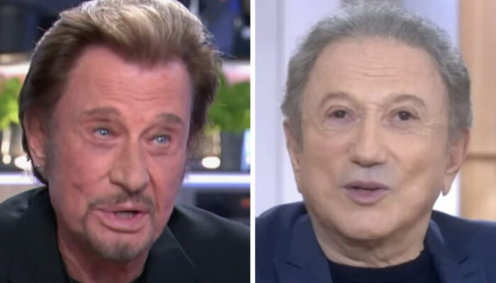 Johnny Hallyday et Michel Drucker