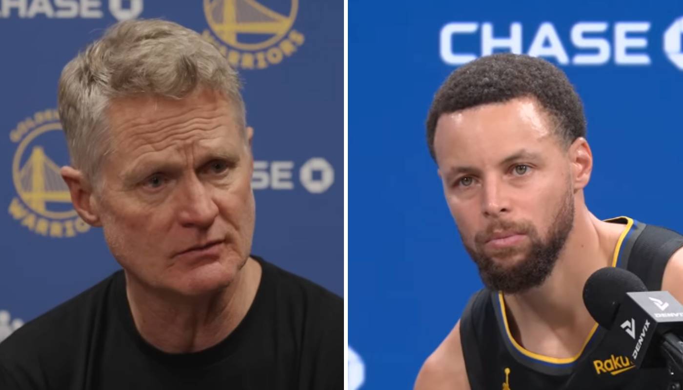 Steve Kerr et Stephen Curry, figures des Warriors
