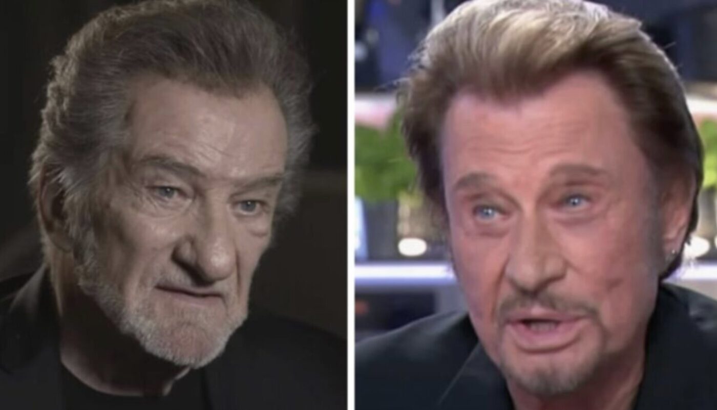 Eddy Mitchell et Johnny Hallyday