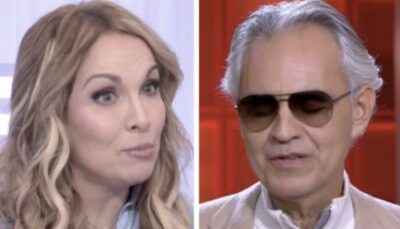 La remarque déplacée d&rsquo;Hélène Ségara à Andrea Bocelli, non-voyant : « C&rsquo;est sûr que toi…