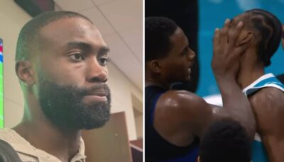 NBA – « Quelqu&rsquo;un doit payer » : après la bagarre générale entre Detroit et Charlotte, Jaylen Brown honnête