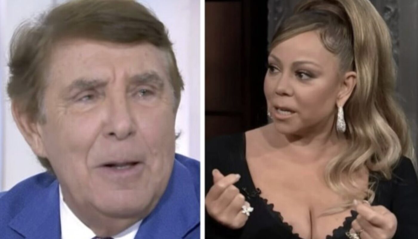 Jean-Pierre Foucault et Mariah Carey