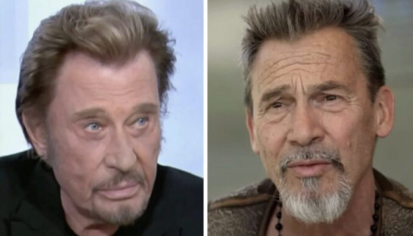 Johnny Hallyday et Florent Pagny
