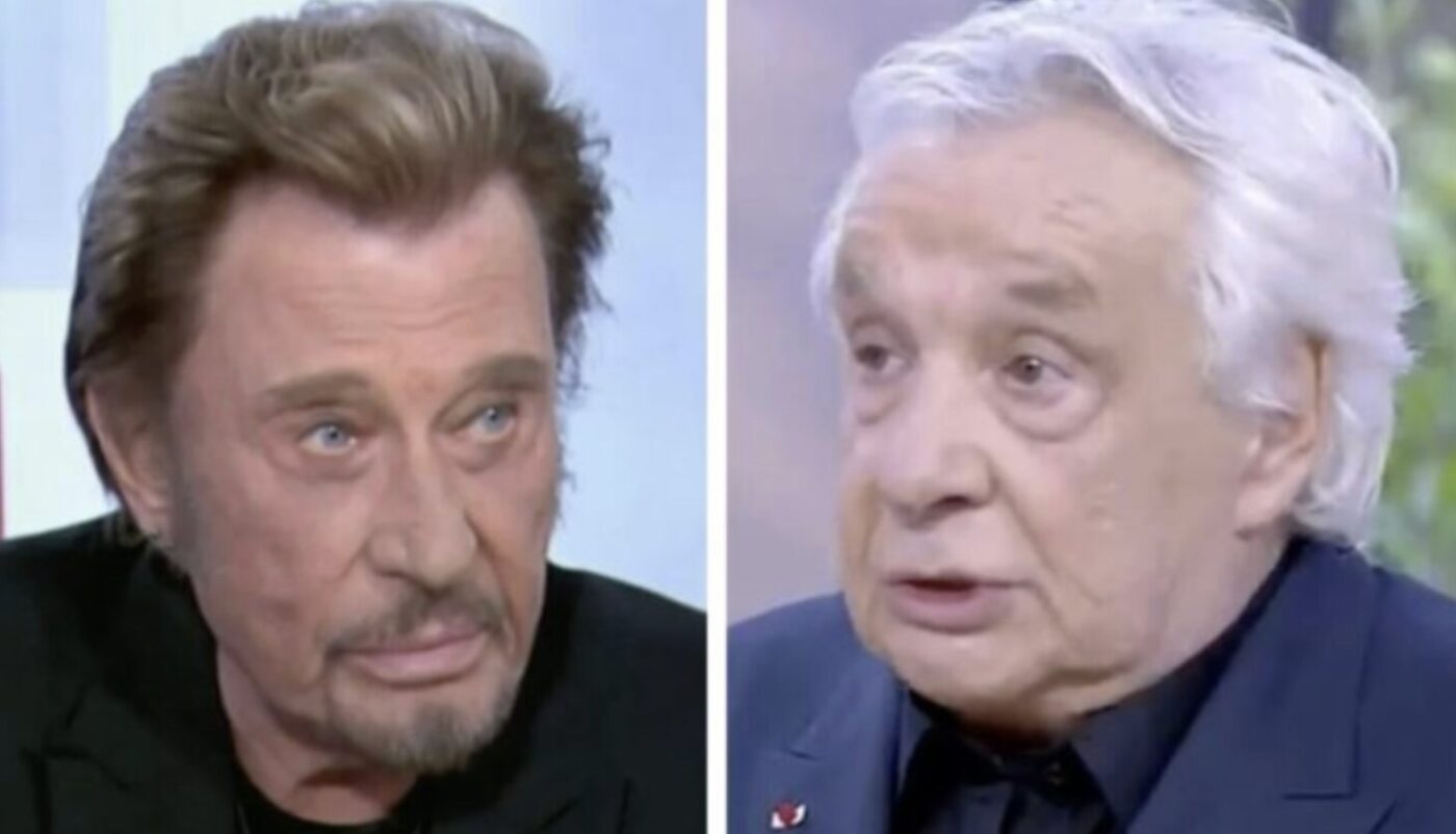 Johnny Hallyday et Michel Sardou