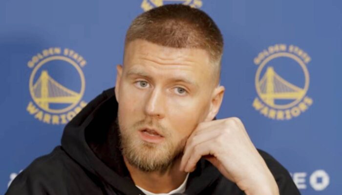 Kristaps Porzingis, nouveau joueur des Warriors