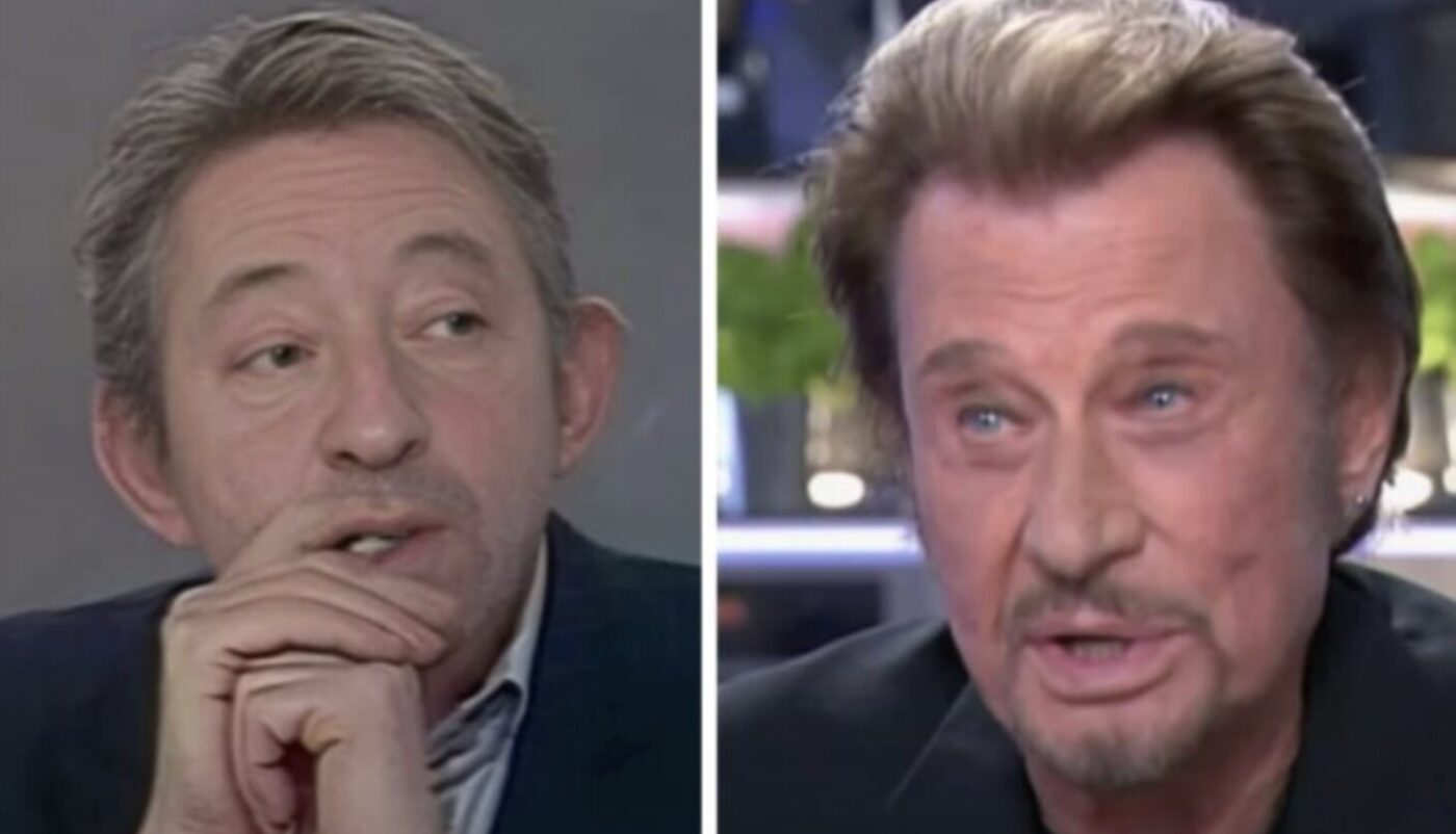 Serge Gainsbourg et Johnny Hallyday