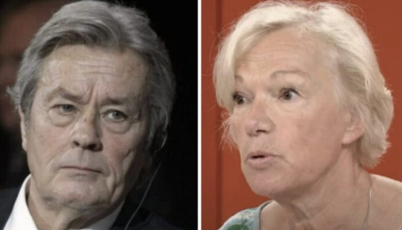 Alain Delon et Brigitte Lahaie