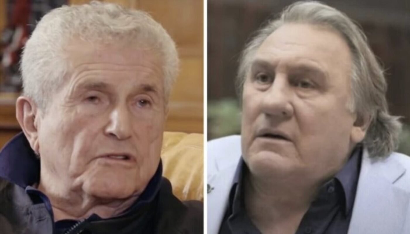 Claude Lelouch et Gérard Depardieu