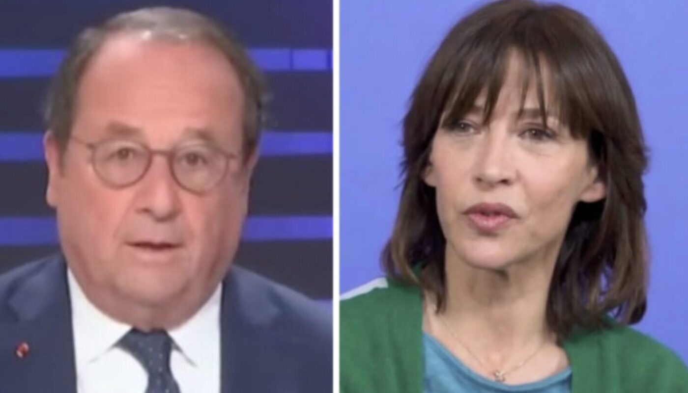 François Hollande et Sophie Marceau