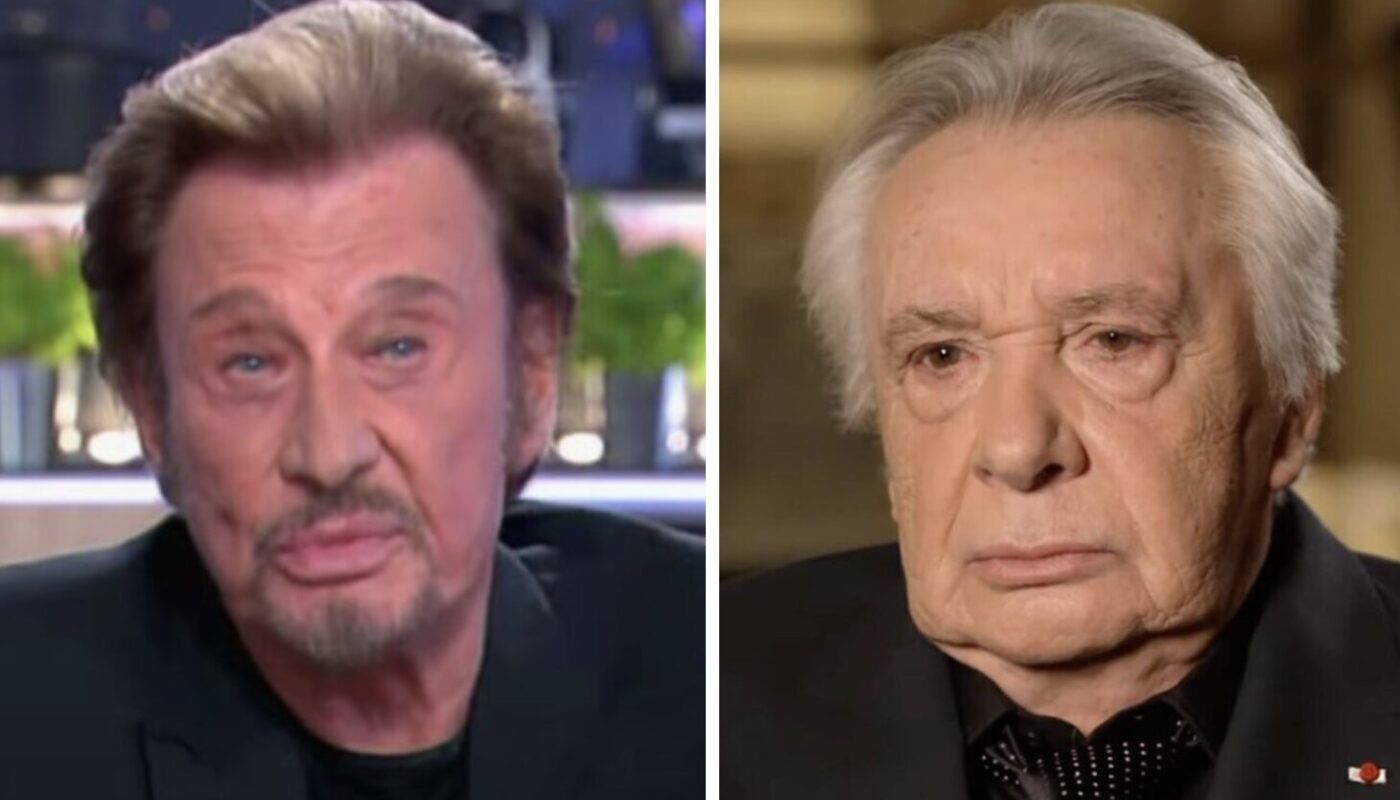 Johnny Hallyday et Michel Sardou