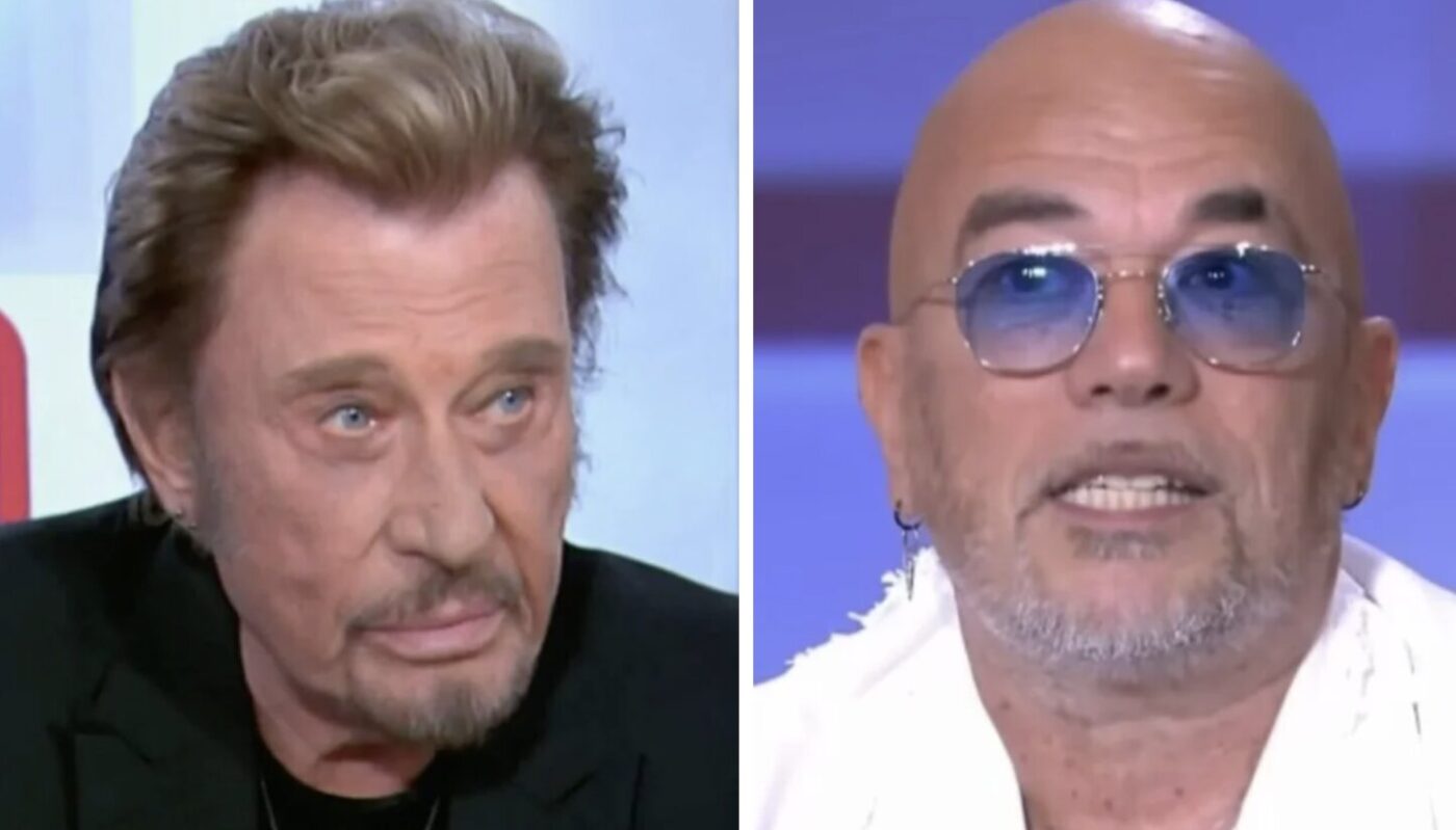 Johnny Hallyday et Pascal Obispo