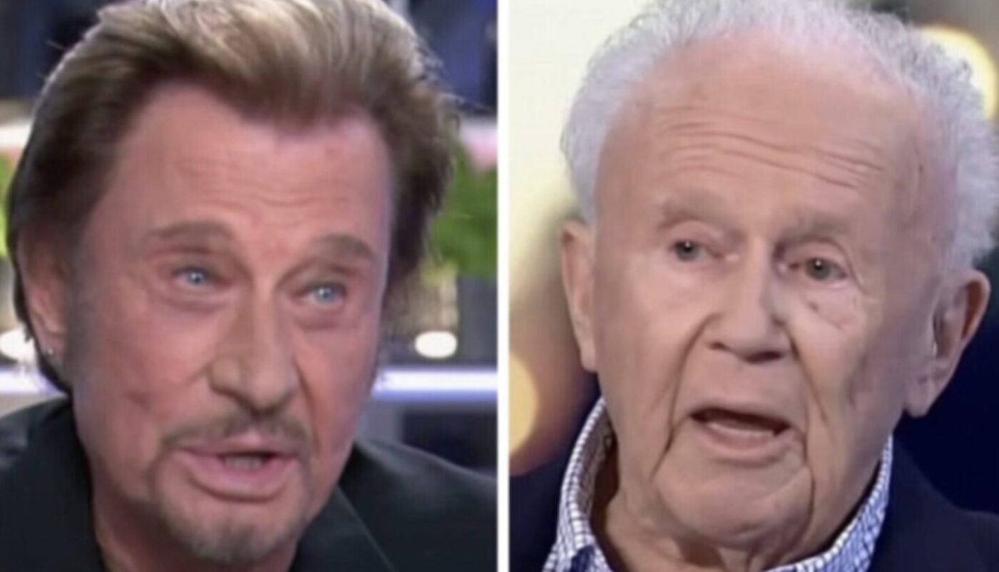 Johnny Hallyday et Philippe Bouvard