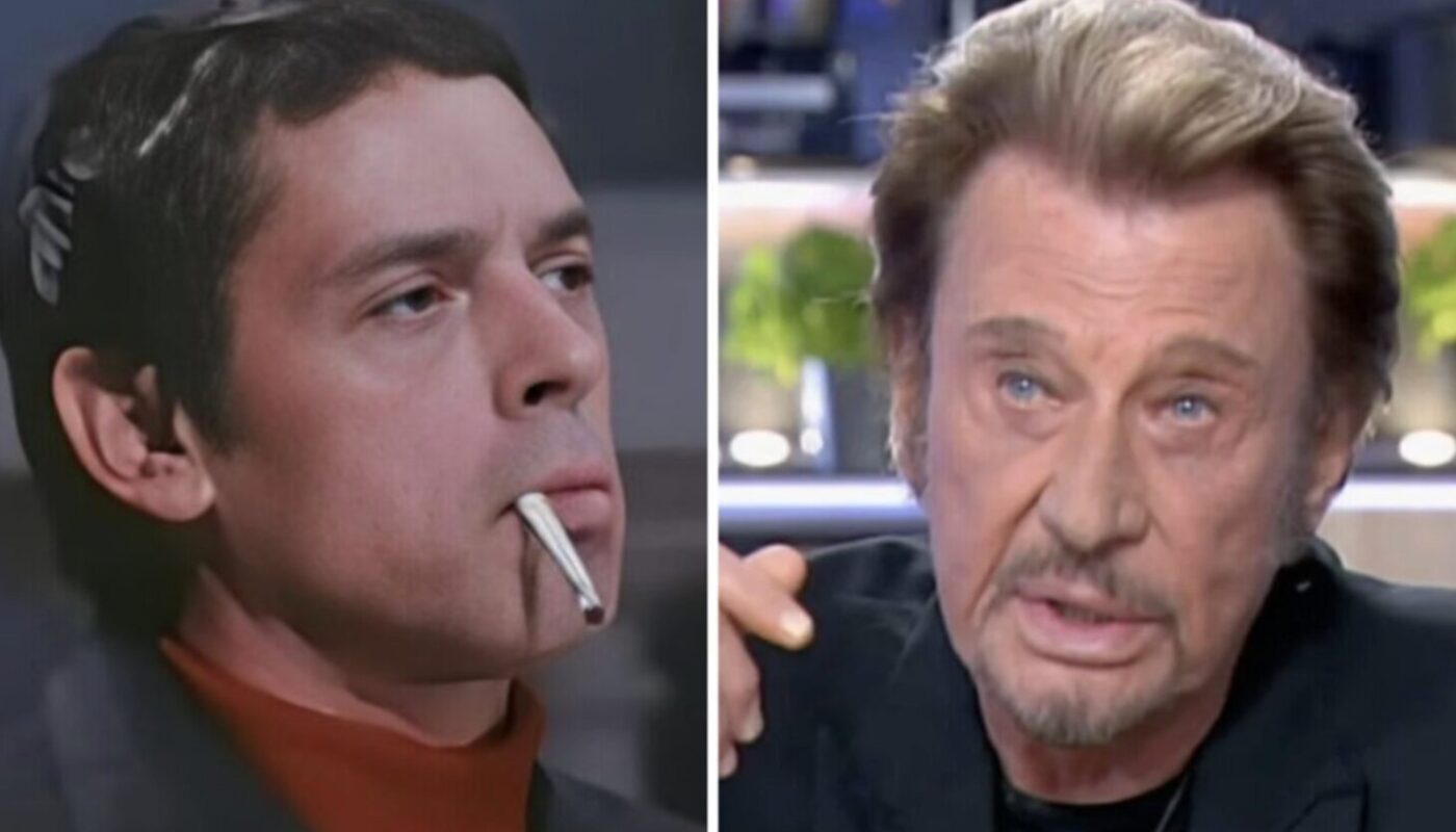 Jacques Brel et Johnny Hallyday