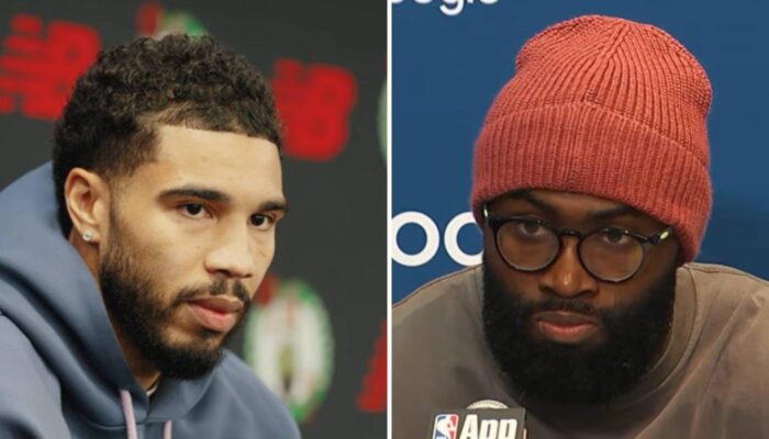 Jayson Tatum et Jaylen Brown, les stars des Celtics