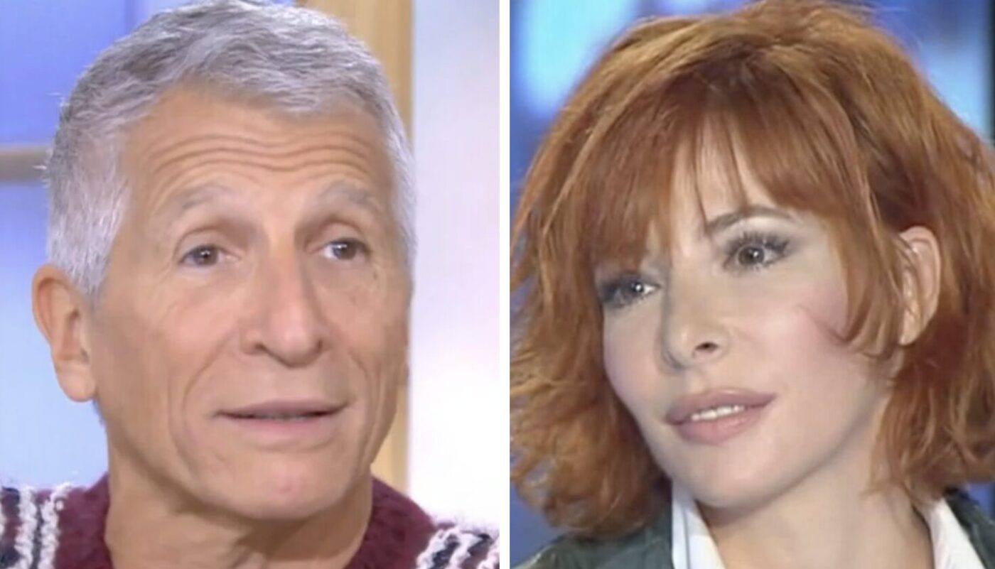 Nagui et Mylène Farmer