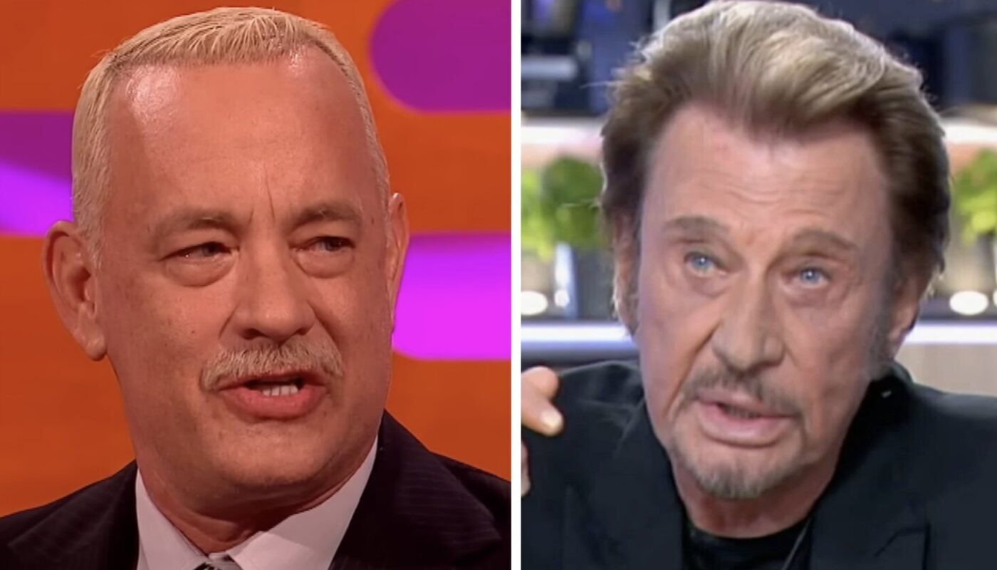 Tom Hanks et Johnny Hallyday