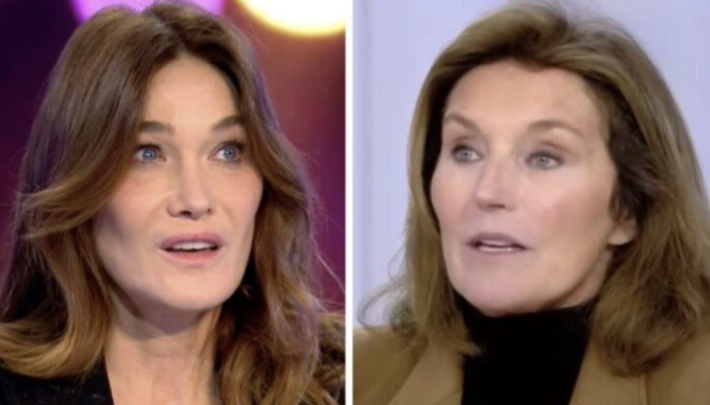 Carla Bruni et Cécilia Attias