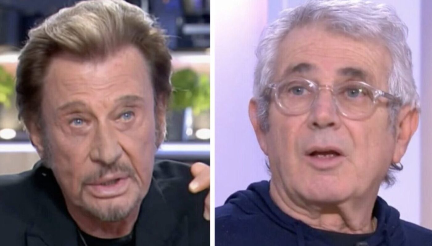 Johnny Hallyday et Michel Boujenah