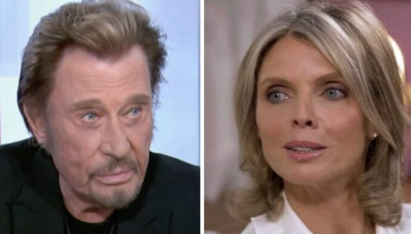 Johnny Hallyday et Sylvie Tellier