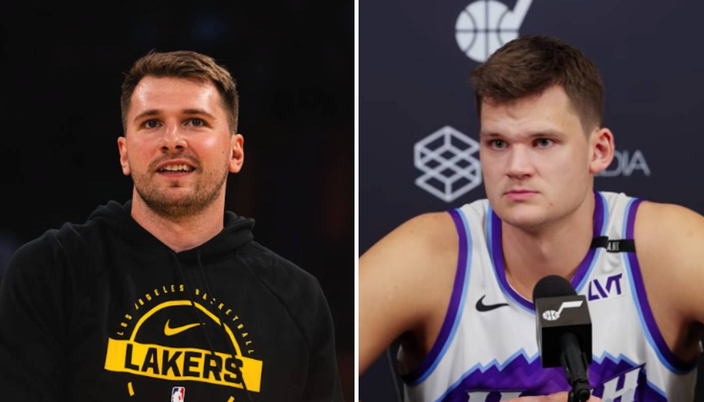 Luka Doncic et son nouveau coéquipier, Walker Kessler