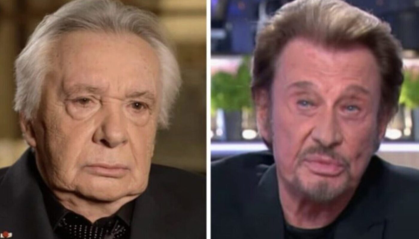 Michel Sardou et Johnny Hallyday