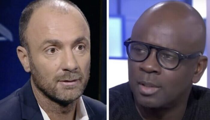 Christophe Dugarry et Lilian Thuram