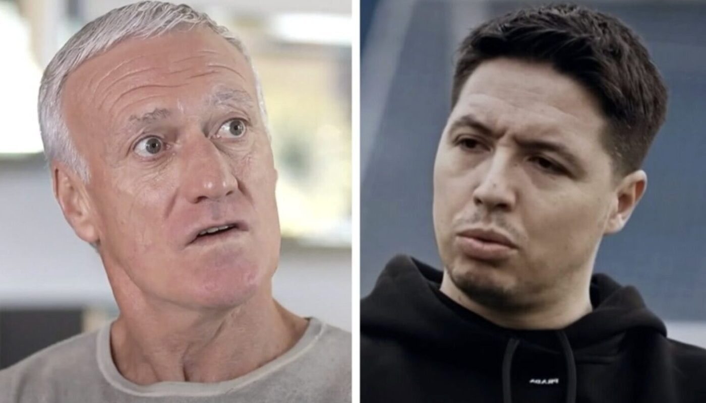 Didier Deschamps et Samir Nasri