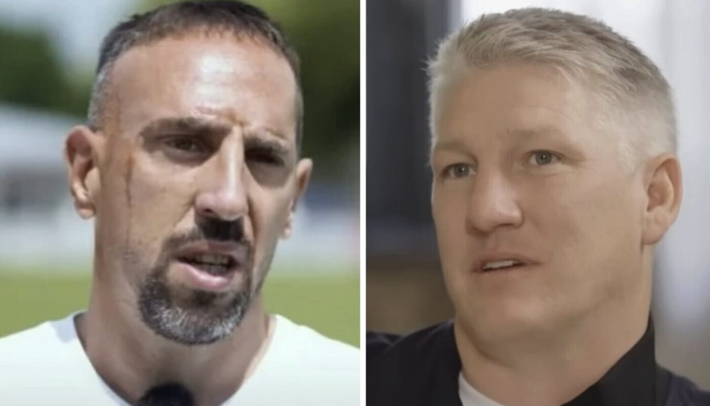 Franck Ribéry et Bastian Schweinsteiger