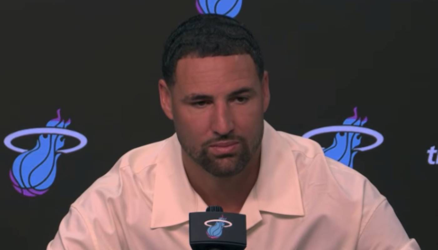 Klay Thompson présenté par le Heat