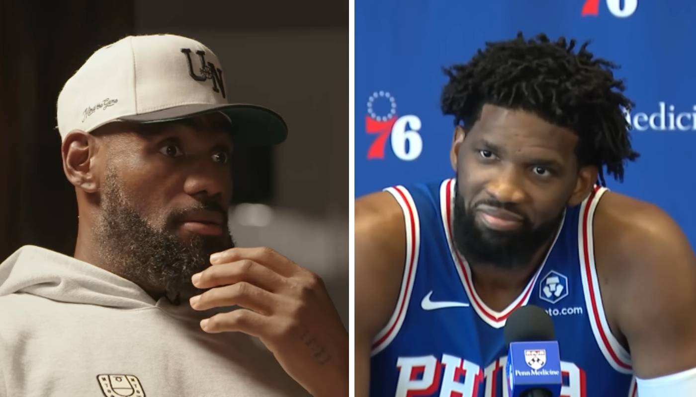 LeBron James et Joel Embiid