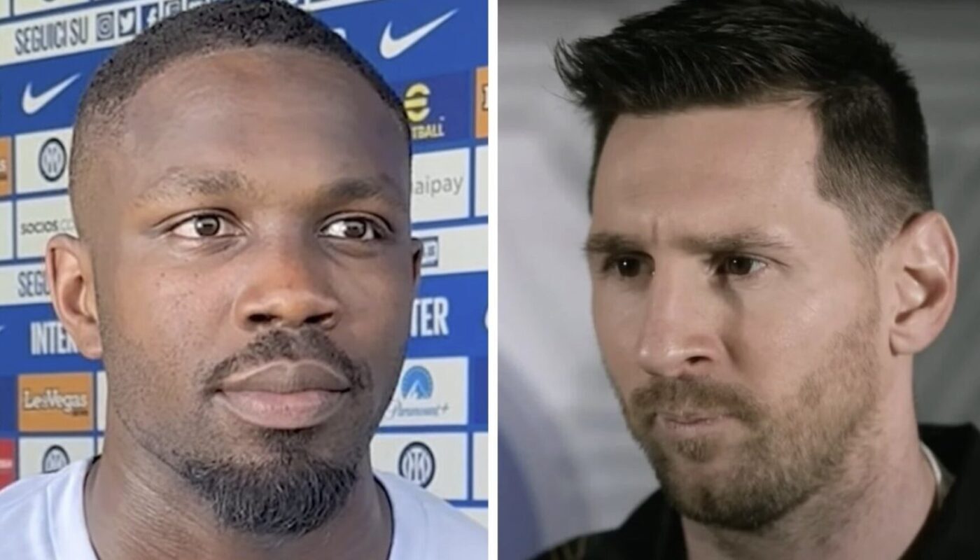 Marcus Thuram et Lionel Messi