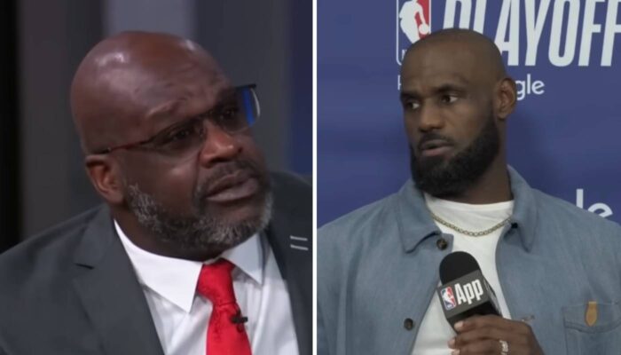 Shaquille O'Neal et LeBron James