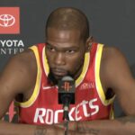 NBA – « Je suis meilleur quand je suis sur le terrain » : Kevin Durant répond sèchement aux Rockets