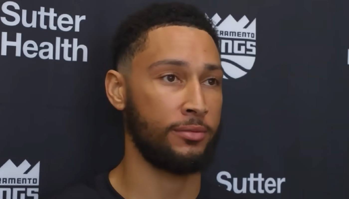 Ben Simmons à l'entraînement des Kings
