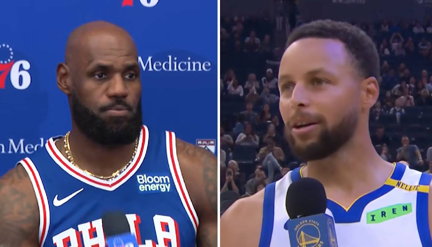 LeBron James et Stephen Curry