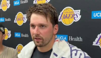 NBA – Luka Doncic sur le premier entraînement des Lakers : « On ne sait pas encore qui sera dans le cinq majeur »