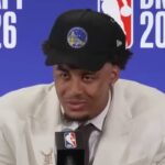 NBA – Le rookie des Warriors surprend : « L’impression que les joueurs sont plus paresseux pour aller au rebond »